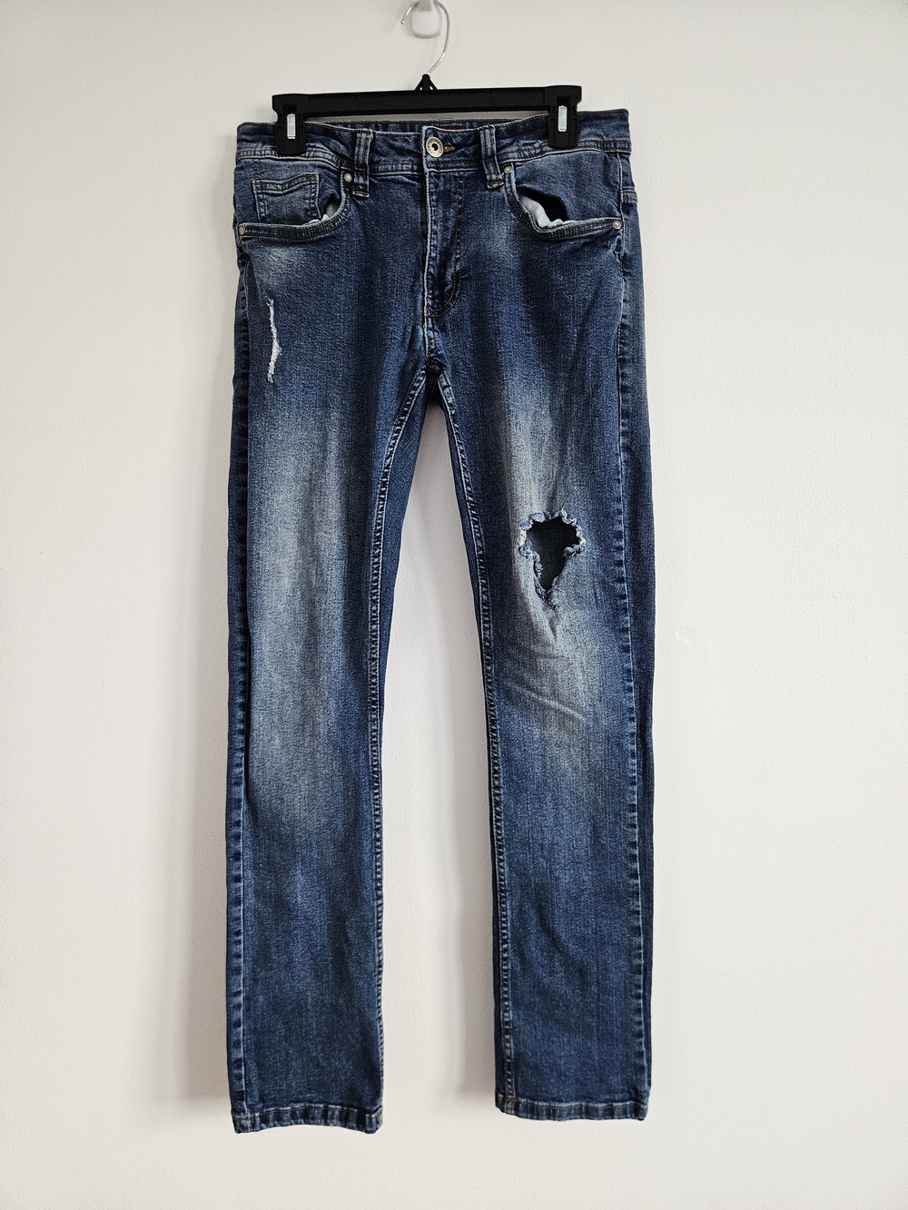 Truth Substance Common Sense Mens Distressed Jeans 30/32 Slim Fit